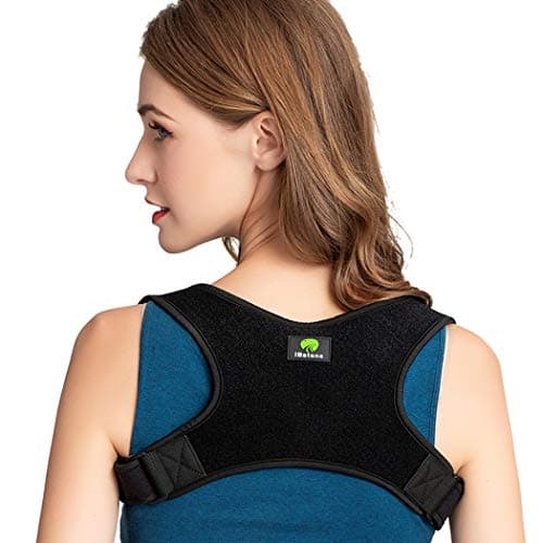 iBstone Posture Corrector for Adult and Teens, Adjustable Back Brace, Comfortable and Effective