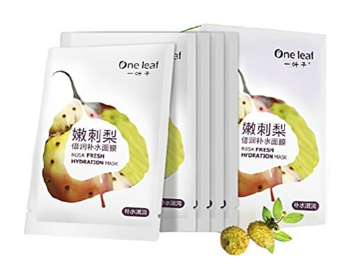 AWEN One Leaf Rosa Fresh Hydration Facial Mask 5pcs - Replenishment, Moisturizing, Nourishing and Bomb Tander