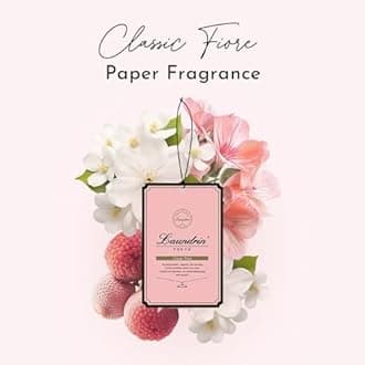 Laundrin Paper Fragrance Variety 9pk - Classic Fiore (3), Classic Floral (3), No. 7 (3), Closet Freshener - Closet Deodorizer Odor Eliminator - Sachets for Drawers and Closets - Drawer Fresheners