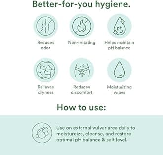 Good Clean Love Rebalance Personal Moisturizing & Cleansing Wipes (12 Individual Wipes - 8"x5")