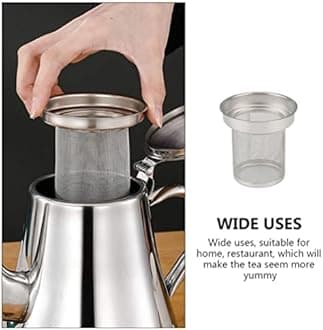Teapot Tea Strainer Infusers for Loose Thai Strainer Infuser Cup Extra Fine Mesh for Loose
