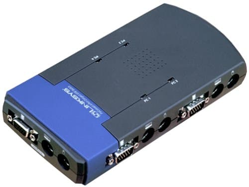 Cisco-Linksys PS2KVM4 ProConnect 4-Port Compact KVM Switch (PS/2)