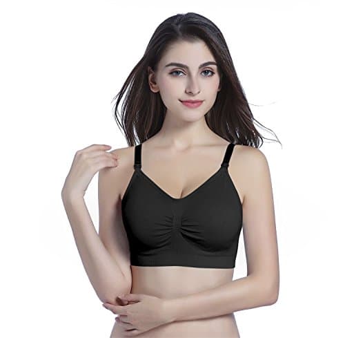 Suekaphin 5PACK Nursing Bra Wireless Bra Women's Sleeping Maternity Bra Breastfeeding Bra
