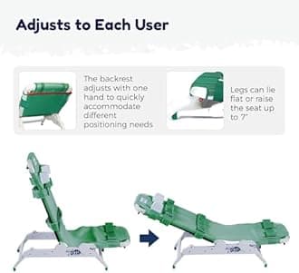 Wenzelite Otter Pediatric Bathing System, Green, Medium