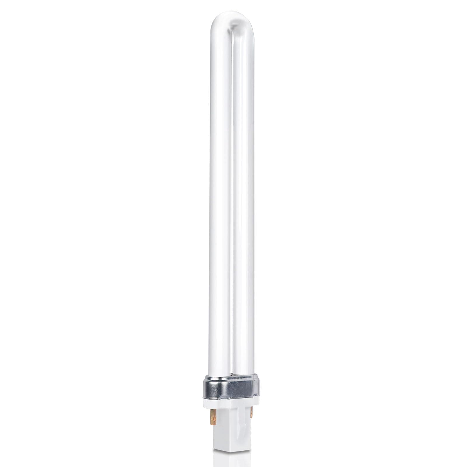 11W Compact Fluorescent Lamp 2 Pin, G23 Cool White 4000K, 900LM, Size: 23.5cm, U Shape Single Rotating Tube Energy Saving Lamp, AC 220V CFL Bulb, Non-Dimmable, Suitable for Corridor, Bedroom, Kitchen