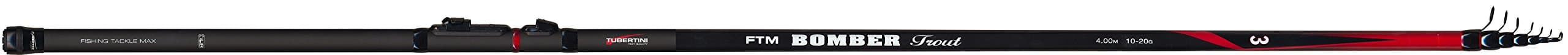 FTM Bomber Trout 3 Trout Rod 4 m 10 – 20g – fishing rod for Trout Fishing Telescopic Rod for Sbirolino Fishing, Tremarella Rod
