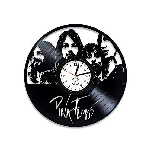 Vinyl Clock Compatible with Pink Floyd Themed 12 Inch Record Art Gift