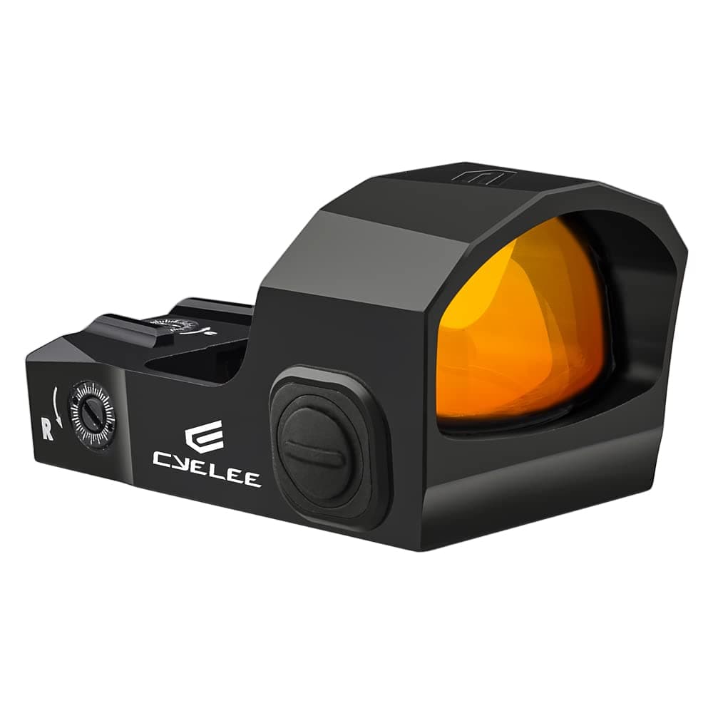 Cyelee Larger Lens Shake Awake Red Dot Sight for Pistol, Micro 3 MOA Reflex Sight for Doctor Cut(Calf X1)