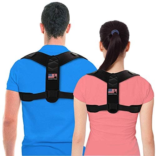 Best Back Posture Corrector for Men and Women -Adjustable Back Straightener- Upper Back Brace for Clavicle Support and Protecting Pain from Neck, Back & Shoulder - (B10)