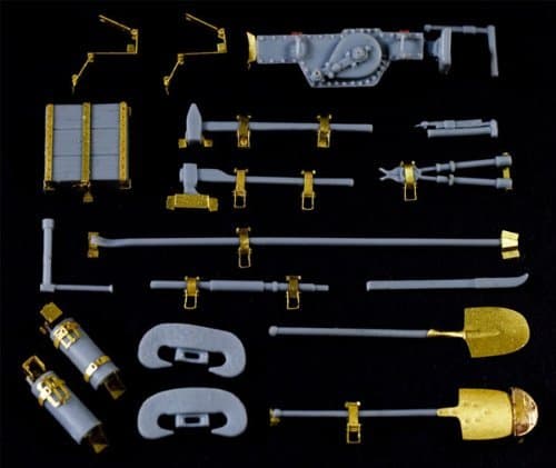 1:35 Late War German Vehicle Tool Set #LW35051