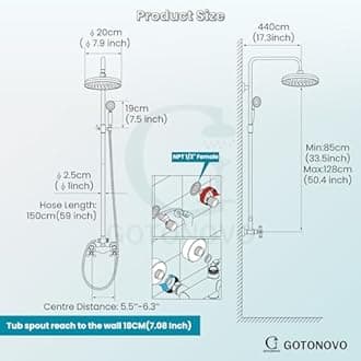 Antique Brass Exposed Shower Faucet Set 8 Rain Shower Head 2 Double Knobs Cross Handle Shower Fixture Combo System Unit Set Dual Function