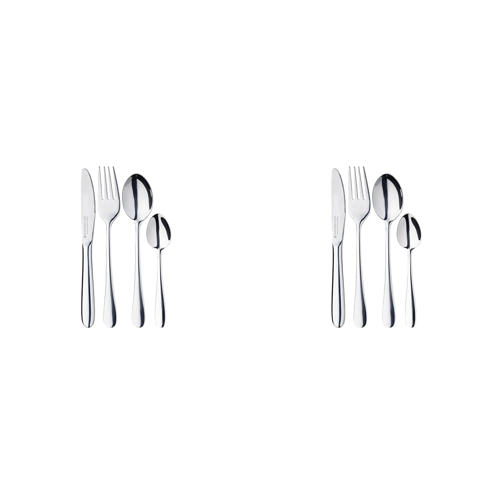 MasterClassKids' Cutlery Set, Stainless Steel, 4-Piece, Silver (Pack of 2)