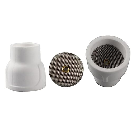 Vaphy #12 Ceramic (Twin Pack) White TIG Welding Cup
