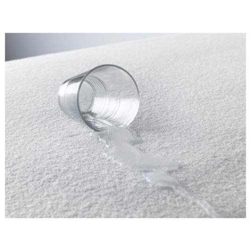 NIGHTS WATERPROOF, FOOTTEE, MATTRESS PROTECTOR, FITTED SHEET FOR DOUBLE BED, Terrycloth, White, Double Bed