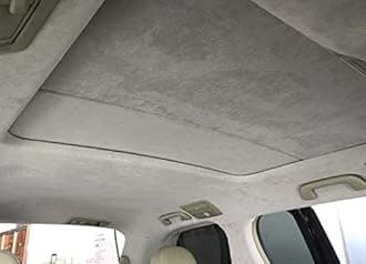 Suede Headliner Fabric 60"×85" with Foam Backing Car Roof Replacement Material Micro-Suede Headliner Fabric for Automotive RV Boat Home DIY Project Repair 60" Wide, Gray