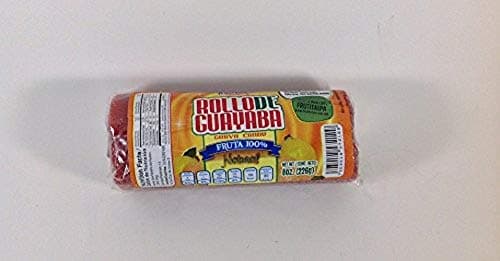 FRUTITALPAGuava Roll Candy - Dulce Rollo De Guayaba 8 oz (Pack of 1) Authentic Mexican Candy with Free Chocolate Kinder Bar Included