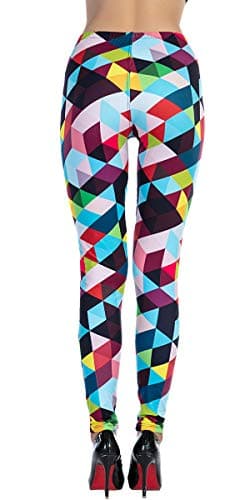 Ndoobiy Printed Leggings Basic Workout Yoga Pants Buttery Smooth Womens Leggings