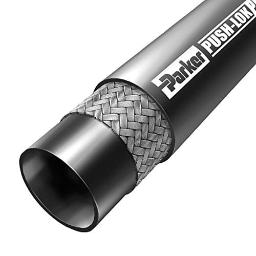 Parker 801-10-BLK-RL Push-Lok Multipurpose Hose 5/8 ID Black