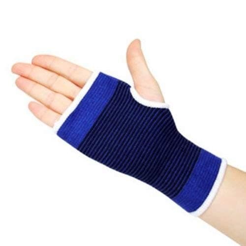 2 x WRIST GLOVE PALM HAND SUPPORT ELASTIC BRACE ARTHRITIS BRUISE SPORTS