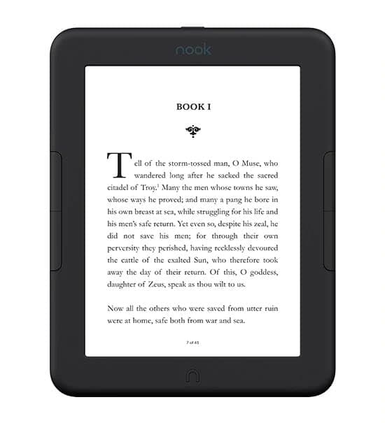 Barnes & Noble Barnes and Noble Nook Glowlight 4 eReader 6 32GB BNRV1100 Black (Renewed)