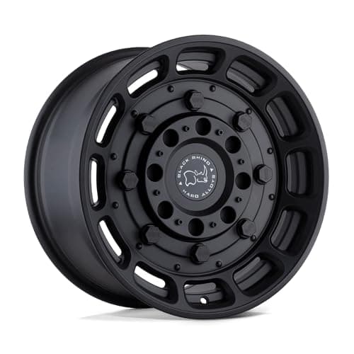 Black Rhino Hard Alloys WARTHOG 17X8.5 5X4.5 4.04-18mm MATTE BLACK - 1785WHG-85114M71