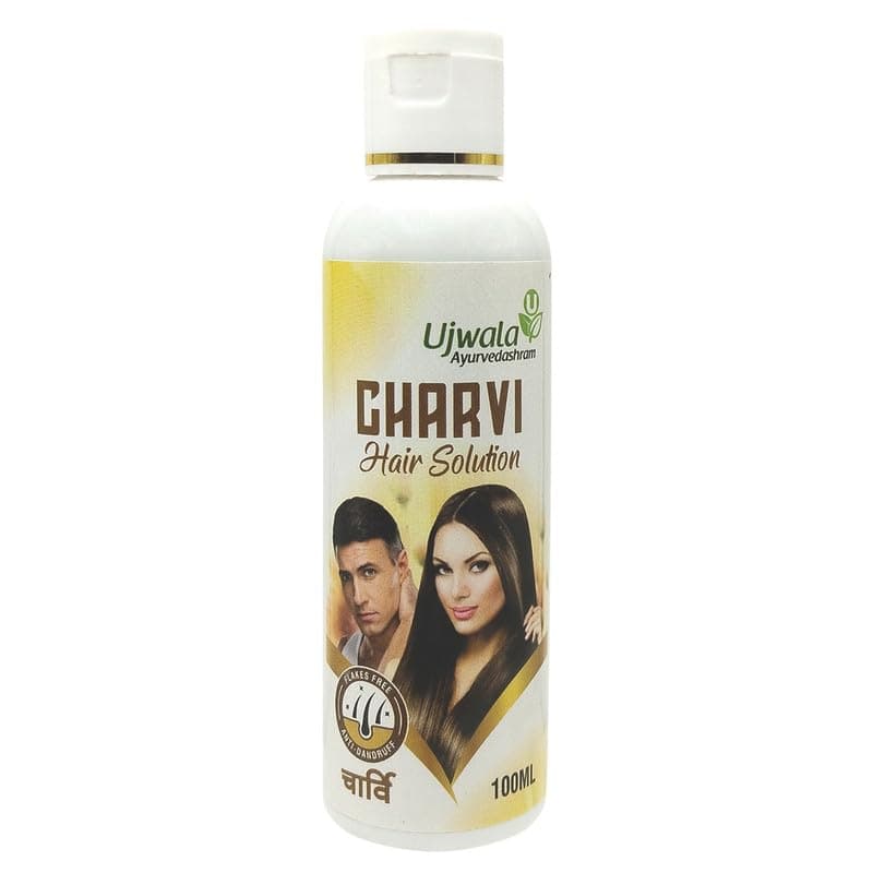 Ujwala Ayurvedashram Charvi Hair Solution Gel (100 Ml)