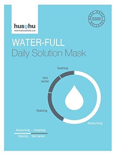 Hushu Water-full Daily Solution Facial Mask, 5 sheets