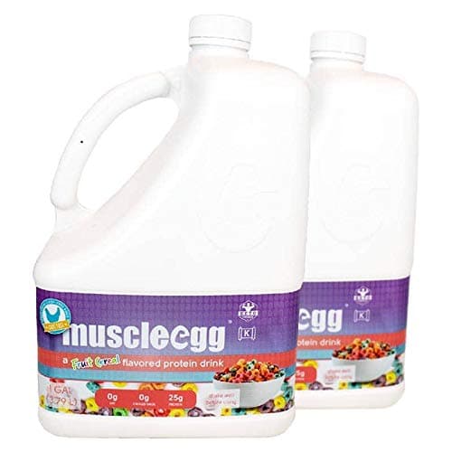 - MuscleEgg 2 Gallons Fruit Cereal Liquid Egg Whites (Cage-Free)