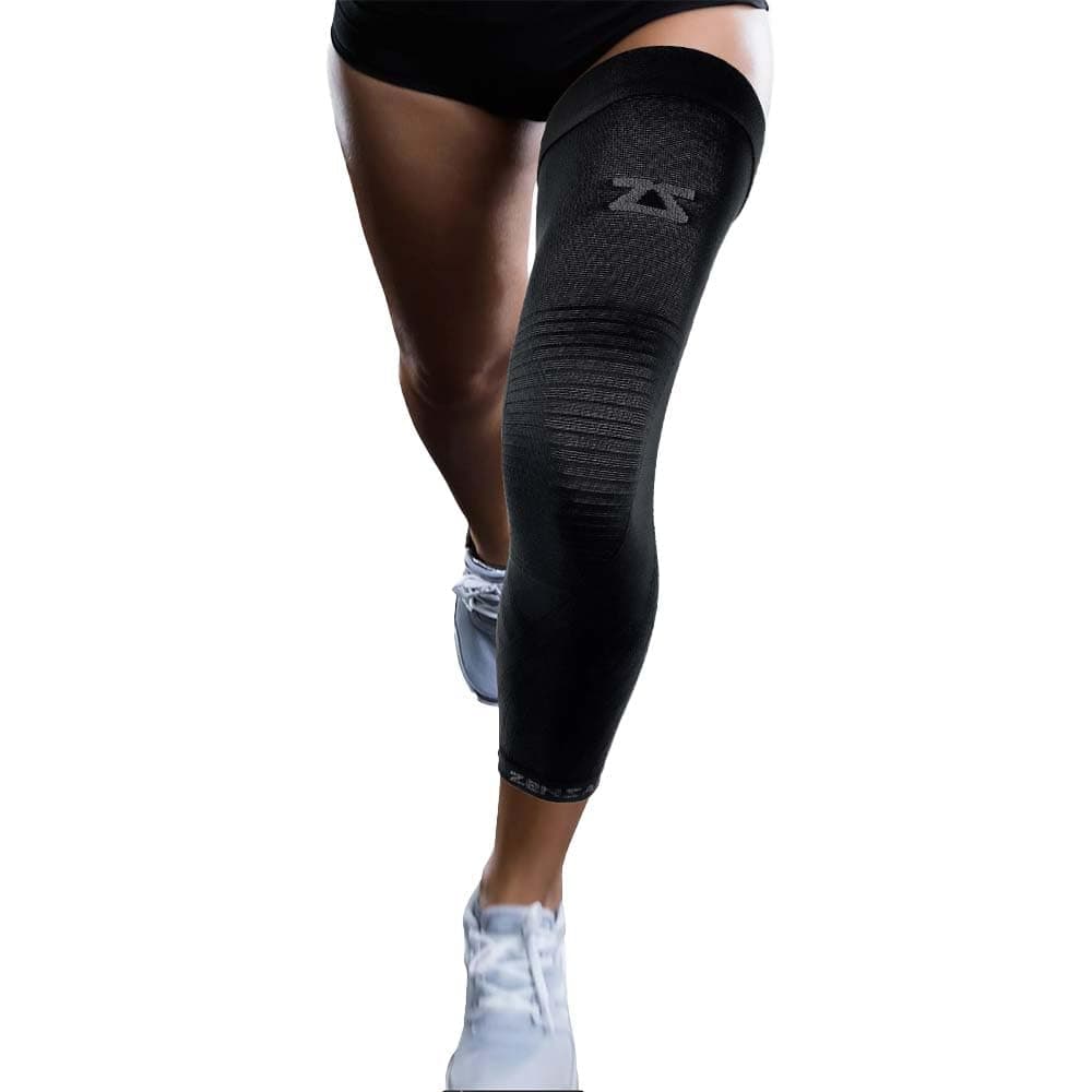 Zensah Full Leg Compression Sleeve - Support for Thigh, Knee, Calf for Men, Women, Running, Basketball, Football