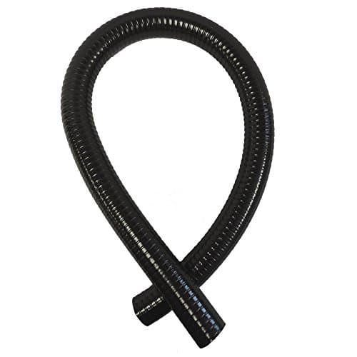 TEKTUBE 2" Dia. X 25' - Black Schedule 40 Ultra Flexible PVC Pipe- Made in the USA