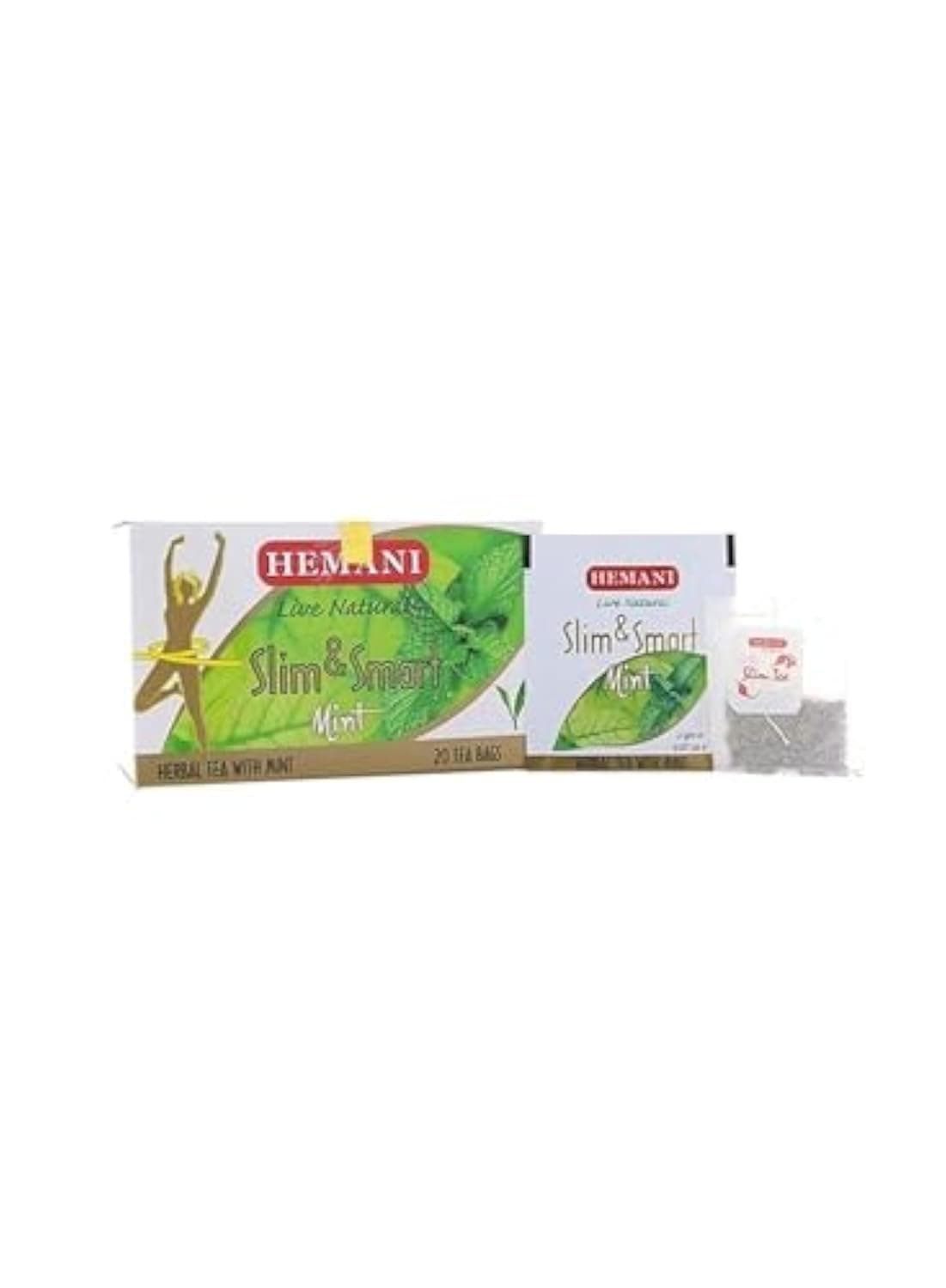 Hemani Slim and Smart Tea with Mint, 20 Bags