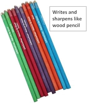 Eco Friendly Plantable Seed Pencils | Best For Distributing In School On Birthday | Return Gift (Loose Pencils Without Box, 40, Count), Ink Color-Black