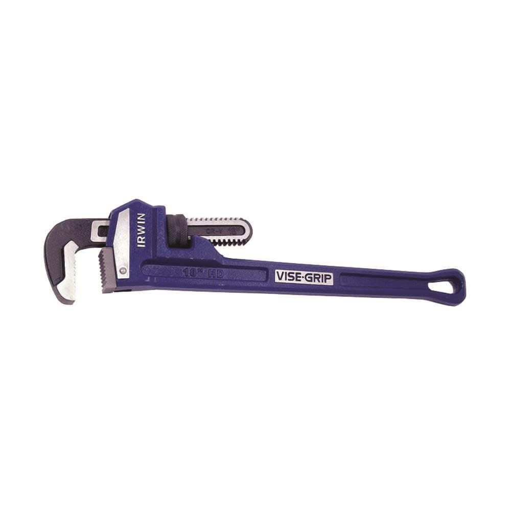 VISE-GRIP Pipe Wrench, Cast Iron, SAE, 2-1/2-Inch Jaw, 18-Inch Length (45619)