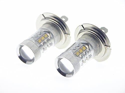 TMT LEDs (TM) 2 x LED bulbs Car H7 80 W Osram 1000 LUMENES Fog High Power White