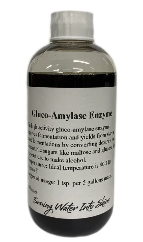 Liquid Gluco-Amylase Enzyme, 8 Ounce Bottle