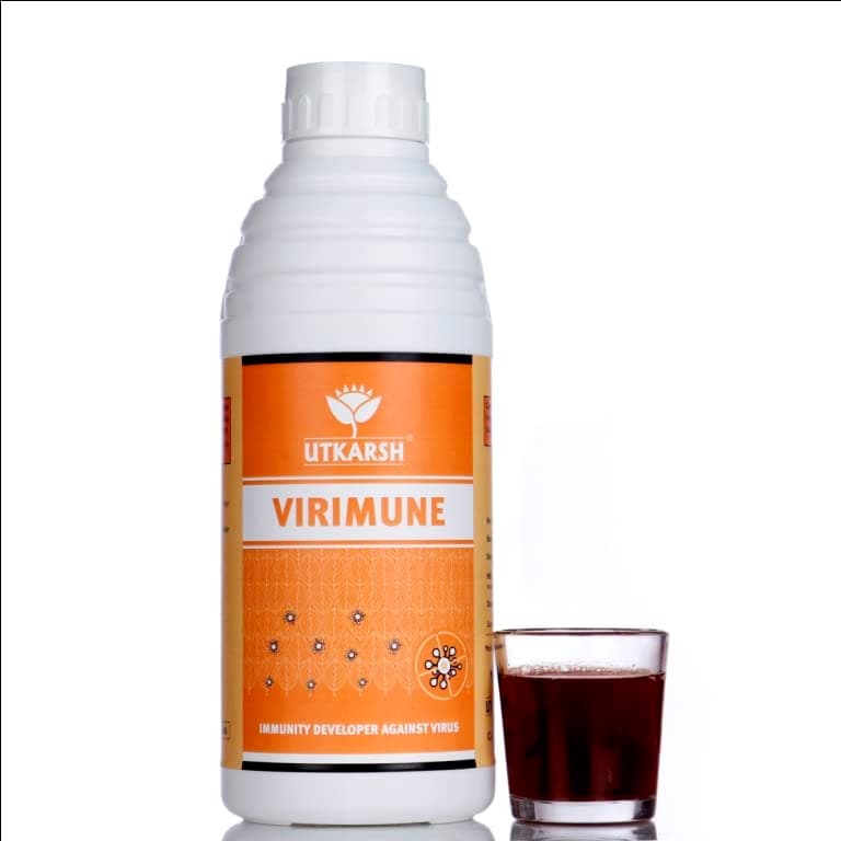 Utkarsh Virimune | Natural Plant Extract Cure, Immunity Developer Against Virus | 1 Litre; Pack of 1