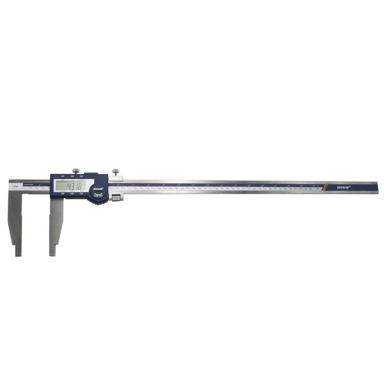 Electronic Digital Vernier Micrometer Caliper with 0-20"/500mm,0.0005"/(0.01mm) Resolution,+/-0.002" (0.05mm) Accuracy,Inch/Metric, Stainless Steel Jaws