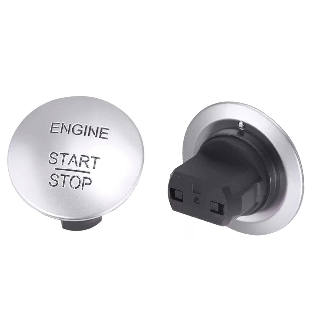 1 Pcs Keyless Go Start Button 2215450714 Compatible with Mercedes Benz ML,GL,R,S,E,C CLASS E350, S550, B180, C180,C200, Infiniti QX30 Q30 Start Stop Push Button Ignition Switch Keyless