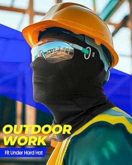 Balaclava Face Mask with Glasses Holes for Men Women Summer Cooling Shiesty Mask Sun UV Protection for Motorcycle Work Ski