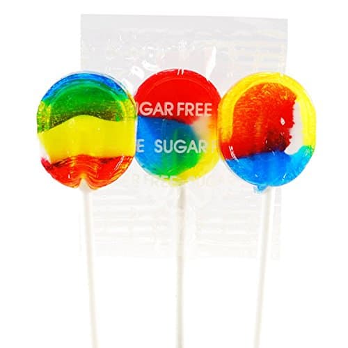 Sugar Free Rainbow Lollipops: 2LB Bag