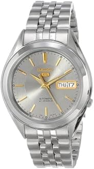 SEIKO Automatic Watch for Men 5-7S Collection - with Day/Date Calendar, Luminous Hands, Stainless Steel Case & Bracelet