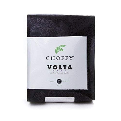 Choffy Brewed Cacao Coffee Alternative Substitute - 32 Oz Volta Dark Flavor - Caffeine Free Brew Cacao Ground Drinking for Coffee and Dark Chocolate Lovers, Healthy Rich Chocolate Drink, Nutrients for Mood & Energy
