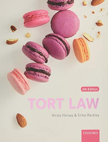 Tort Law Paperback – 5 Aug. 2019
