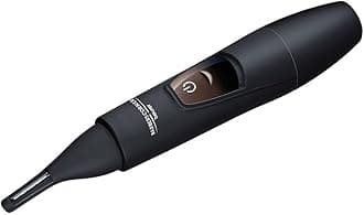 BEUrer Hr2000 Barbers Corner Precision Trimmer | Shape And Trim Your Eyebrows, Nose And Ear Hair | Perfectly Angled Design | Includes Comb Attachment With 2 Trim Lengths (3mm And 6mm), 58000