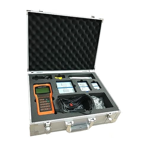 Flow Water, Handheld Liquid Ultrasonic Flow Meter, TUF-2000H TS-2 TM-1 TL-1 Transducer Optional (DN15-6000mm),water flow meter(Host TM-1 TL-1)