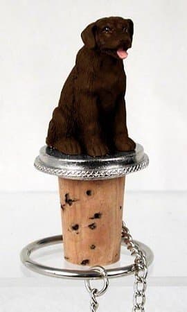 Conversation Concepts Labrador Retriever Chocolate Bottle Stopper