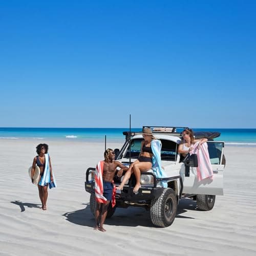 Dock & Bay Beach Towel - Quick Dry, Sand Free - Compact, Lightweight - 100% Recycled - Includes Bag - Set of 6 - Best of The Best, Extra Large (200x90cm, 78x35)