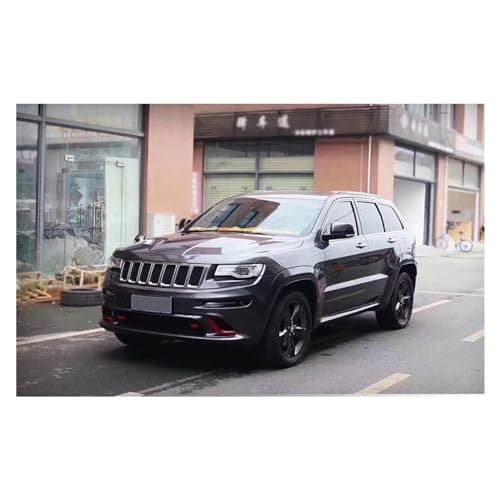 Body Kit, Compatible For Jeep Grand Cherokee 2017 Front Bumper Rear Bumper Side Skirt (Color : FRONT BUMPER)