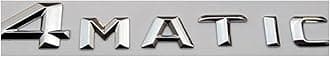 3d Chrome Car Letters For C63 C180 C200 C220 C260 C300 W205 W204 W203 Trunk Emblem Logo Stickers Accessories(4MATIC)