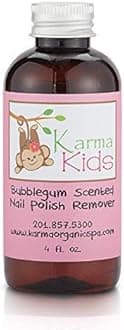 Kids Bubblegum Natural Organic Nontoxic Nail Polish Remover